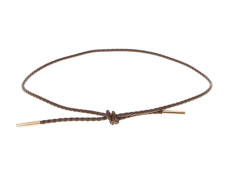Hat Band - Braided Leather Side Tie - 3 Colors!