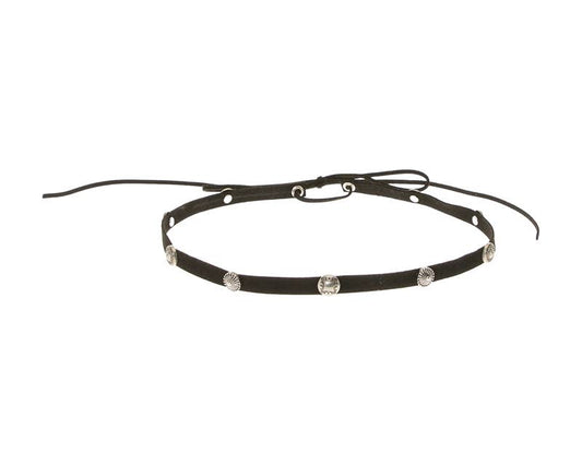 Hat Band - Suede W/ Silver Conchos - 2 Colors!