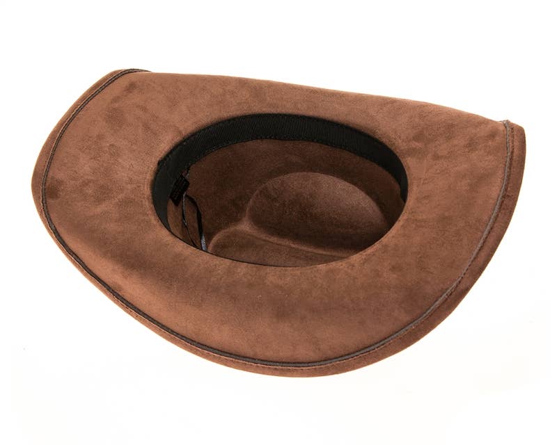 Cattleman Cowboy-Cowgirl Hat - Vegan Suede - Many Colors!