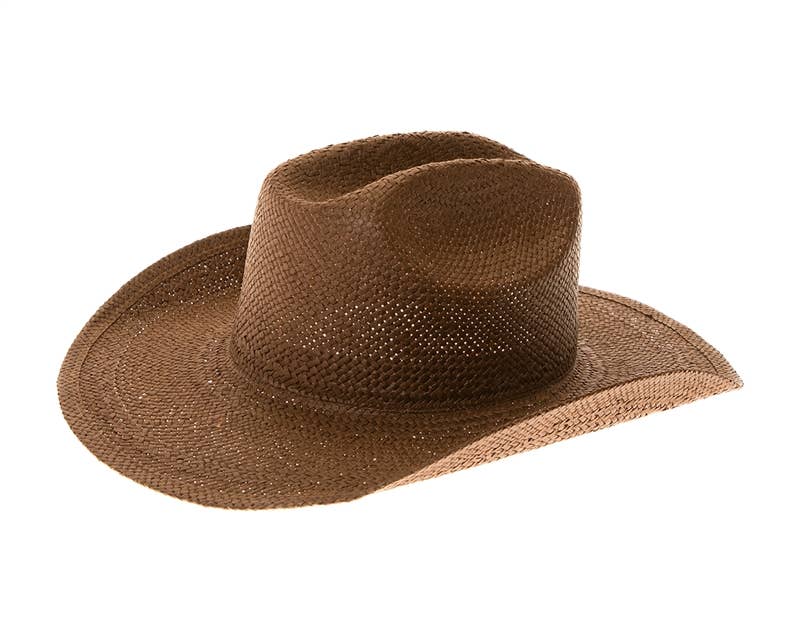 Handwoven Toyo Straw Cowboy Hat - All Colors in Stock!