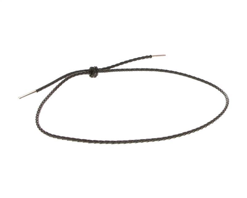Hat Band - Braided Leather Side Tie - 3 Colors!