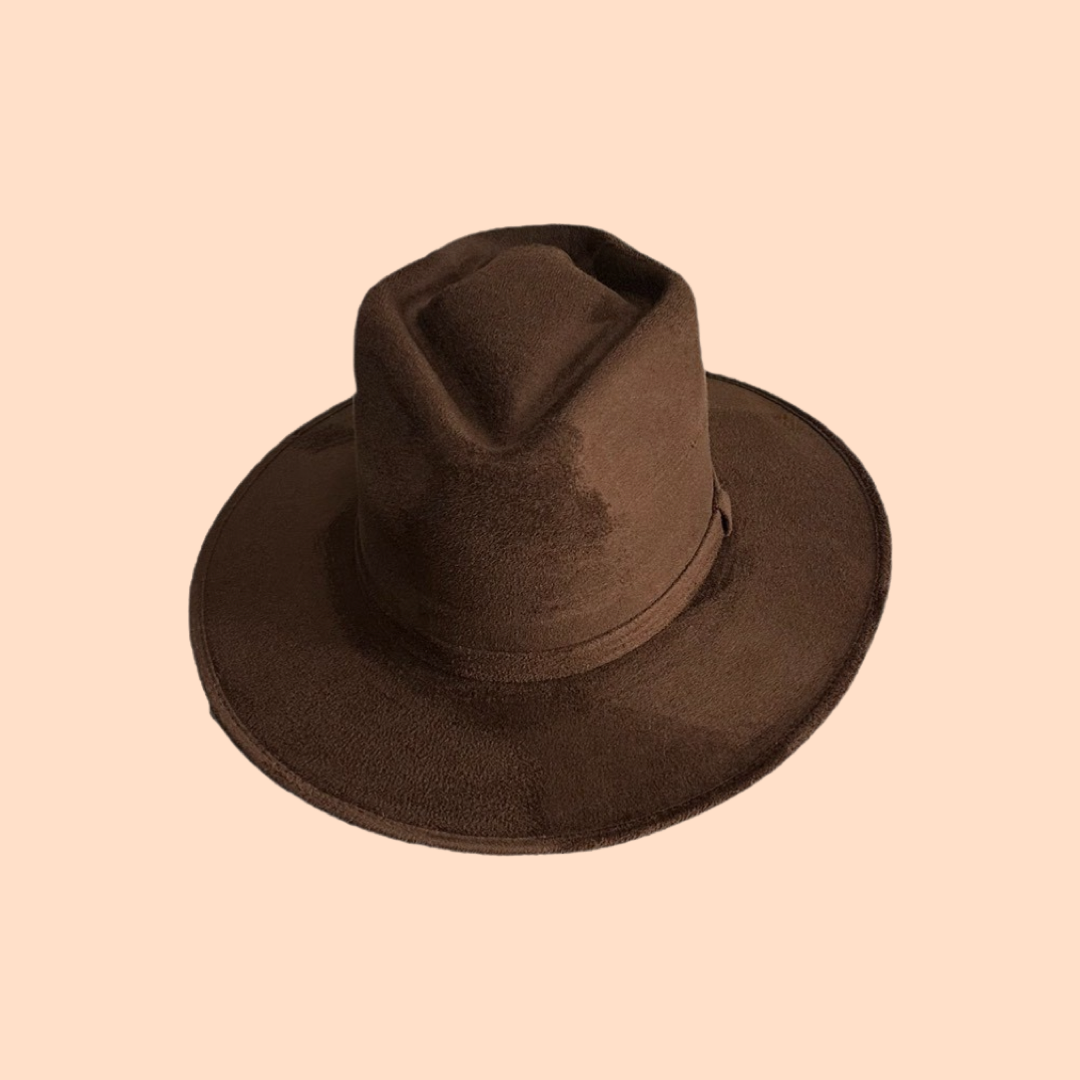 Arrowhead Flat Brim Vegan Suede
