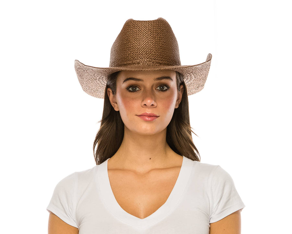 Handwoven Toyo Straw Cowboy Hat - All Colors in Stock!
