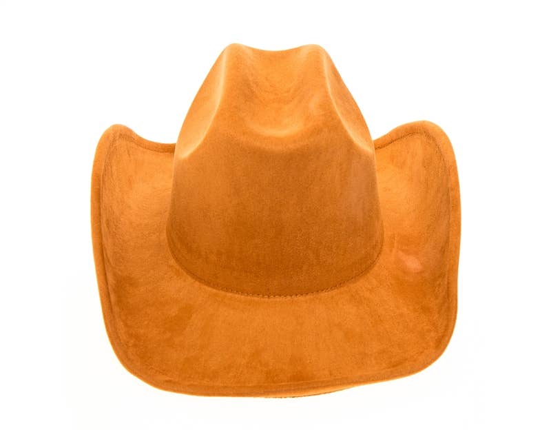 Cattleman Cowboy-Cowgirl Hat - Vegan Suede - Many Colors!